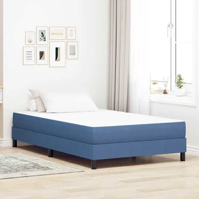 Imagen del producto de Maison Exclusive: Colchón de somier con colchón azul, 120 x 200 cm, tejido