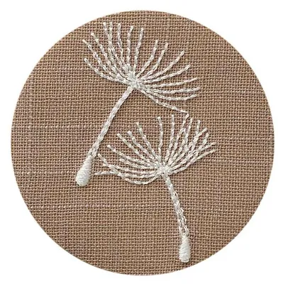 Produktbild von Pusteblumen - Aufnäher, Bügelbild, Aufbügler, Applikationen, Patches, Flicken, Zum Aufbügeln, Größe: 6,0 x 6,0 cm