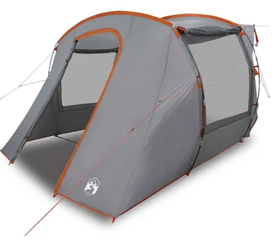 Image de vidaXL Tente pour voiture Gris et orange Imperméable