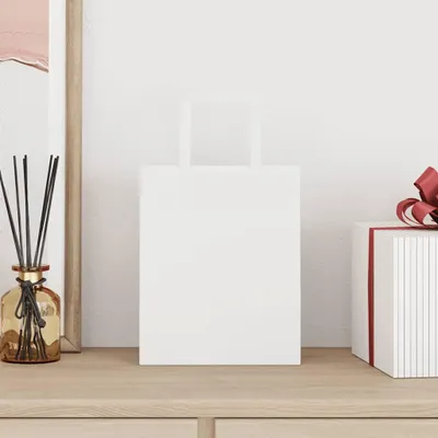 Immagine prodotto di vidaXL Sacchetti di carta 250 pezzi con manici bianchi 18x8x22 cm