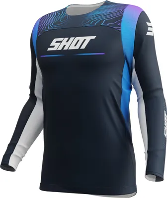 Produktbild von Shot Contact Apex Motocross Jersey, blau, M