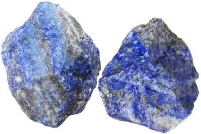Produktbild von QINJIEJIE Lapislazuli Große Kristall Rohstein 2 Stück Premium Natursteine