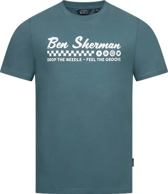 Produktbild von L|BEN SHERMAN Feel the Groove Herren T-Shirt 1012965-TEAL