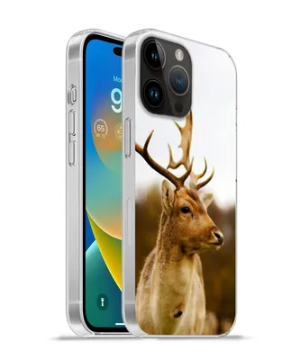 Produktbild von MuchoWow® Handyhülle Schutzhülle Hülle für Apple iPhone 14 Pro Max Damhirsch - Wald - Herde - Tiere - Natur Silikon Softcase Handy Hülle - Hardcover