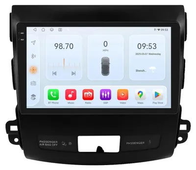 Produktbild von Autoradio, Touchscreen, Multimedia-Funktionen, kompatibel mit Outlander 2 / 4007 / C-Crosser (2007-2013), QS6 B