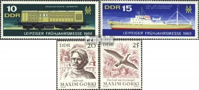 Produktbild von Briefmarken DDR 1968 Mi 1349-1350,1351-1352 (kompl.Ausgaben) gestempelt Leipziger Frühjahrsmesse