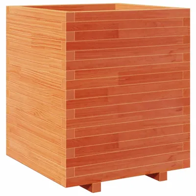 Immagine prodotto di vidaXL Fioriera marrone cera 60x60x72,5 cm in legno di pino massiccio