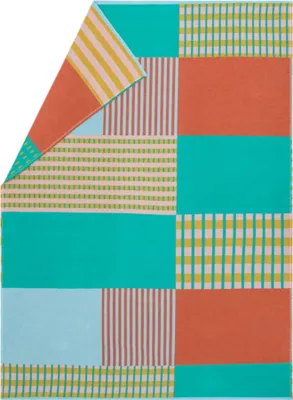 Produktbild von Leichte Kuscheldecke Patch Farbe Mint 140x200cm von David Fussenegger