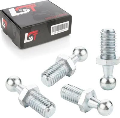 Produktbild von 4x Kugelzapfen Kugelkopf M10 10mm Gasfeder DIN71803 für JEEP CHEVROLET FORD