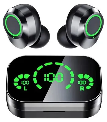 Obrázok produktu pre Verk 06356 Bezdrátová sluchátka Bluetooth 5.4 - Powerbanka 500 mAh, černé