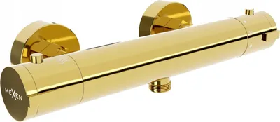 Produktbild von Mexen Kai Thermostat-Duschmischer, Gold - 77100-50