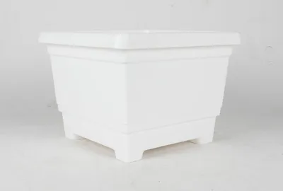 Image de Bac à fleurs blanc Bac à fleurs Pot de fleurs