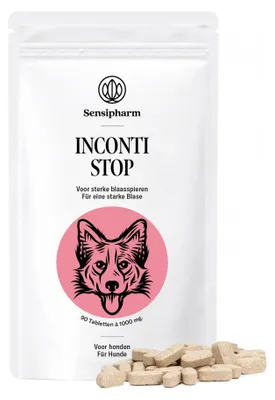 Inconti Stop Hund – Blasenkontrolle, 90 Tabletten