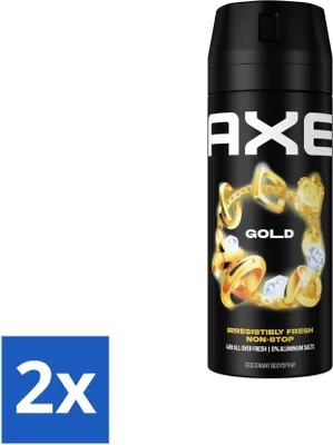 Produktbild von Ax Deodorant Körperspray Gold 150 ml - Vorteilspack - 2 Stücke