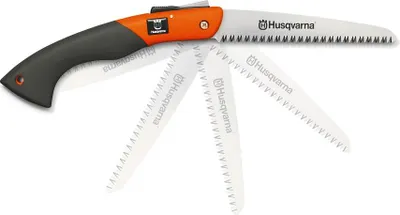 Image de Husqvarna scie à branches pliante scie à bois scie à main de camping - longueur 22cm
