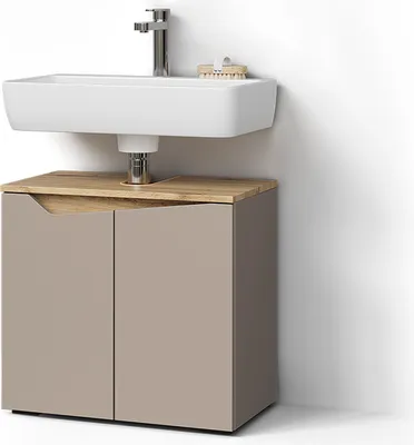 Immagine prodotto di Mobile sottolavabo per bagno Livinity Timavo Grigio 60 x 57.5 cm con 2 porte, Model 52973