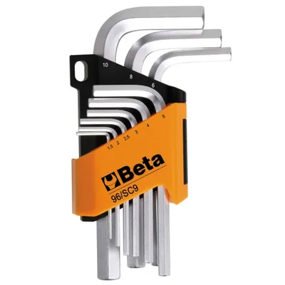 Produktbild von Beta Tools 9-tlg. Sechskantschlüssel-Satz 96/SC9 Stahl 000960374