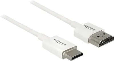 Image de DELOCK HDMI-Kabel HighSpeed Ethernet A->MiniC 4K/3D 1,0m w