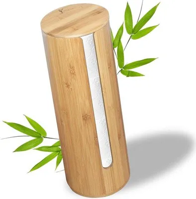 Produktbild von Famanu Toilettenpapierhalter aus Bambus rund - für 4 Rollen