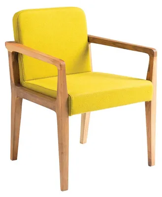 Produktbild von Gelber Stoffsessel im modernen Design