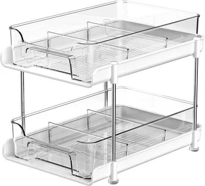 Productafbeelding van Famanu organizer voor onder de spoel – 2 niveaus, multifunctionele opbergunit