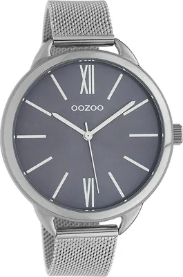 Produktbild von Oozoo Armbanduhr silber Metall Timepieces Damen-Herren Analog-Quarzuhr UOC10137