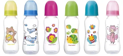 Produktbild von Elegante Kleinkinderflasche von Canpol, 250 ml BPA-frei