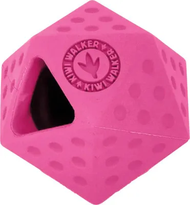 Obrázek produktu pro Gumová hračka s otvory pro pamlsky Kiwi Walker ICOSABALL MAXI 9cm Růžová