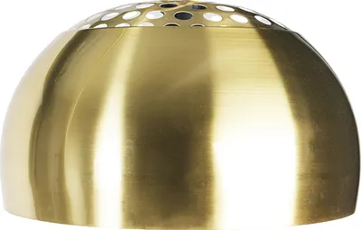 Produktbild von Lampenschirm aus Stahl Messing Rund für Bogenlampe XXL