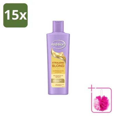Obrázek produktu pro 15 kusů šamponu Andrélon Stralend Blond, objem 250 ml, balení