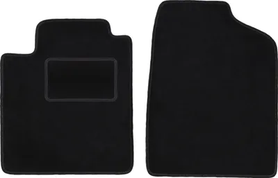 Immagine prodotto di Wielganizator tappetini auto velours anteriori adatto per Nissan Micra K12 (2002-2010, hatchback) neri, set 2 pz, con fissaggi