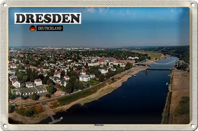 Produktbild von Blechschild Städte Dresden Deutschland Blasewitz 30x20cm