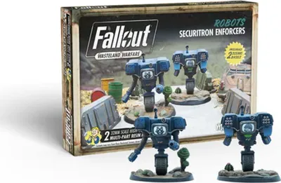 Zdjęcie produktu dla Fallout Robots Securitron Enforcers - Miniaturenspiel - ENG Edition
