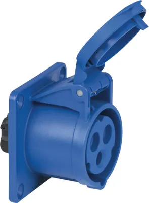 Produktbild von PCE CEE 16 A/240 V - 3P Socket female Blau - IP44