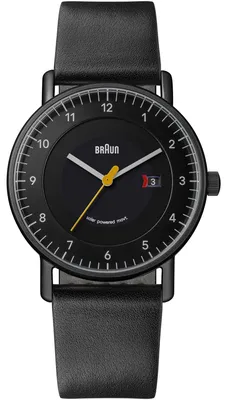 Produktbild von Braun 3-Zeiger-Herrenuhr: Solarbetriebene Quarz-Datumsanzeige im eleganten Desig