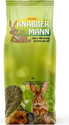 Produktbild von Deuka Knabbermann fit 5 kg Zwergkaninchen Nager Meerschweinchen Futter
