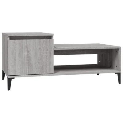 Obrázok produktu pre vidaXL Konferenčný stolík Grey Sonoma 100x50x45 cm Drevo Materiál
