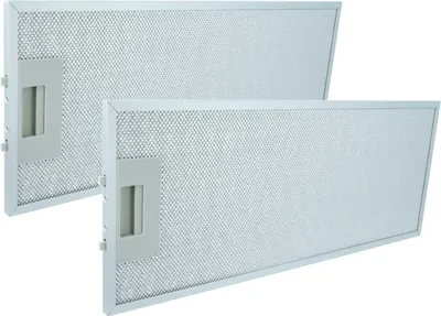 Produktbild von vhbw 2x Filter Metallfettfilter kompatibel mit Siemens LI23030SD/01, LI23030SD/05, LI23030SD/02, LI23030SD/06, LI23030SD/03 Dunstabzugshaube, Metall
