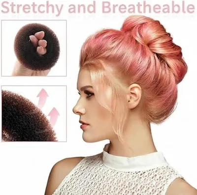 Produktbild von Haardutt-Set mit 4 Stück, U-förmigen Haarnadeln und Dutt-Maker für Hochsteckfrisuren, Haarzubehör für Alltag, Arbeit und verschiedene Anlässe