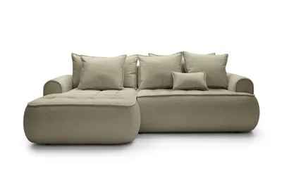 Produktbild von Modernes Ecksofa mit Schlaffunktion und Bettkasten Couch links ESHE - LEO 09