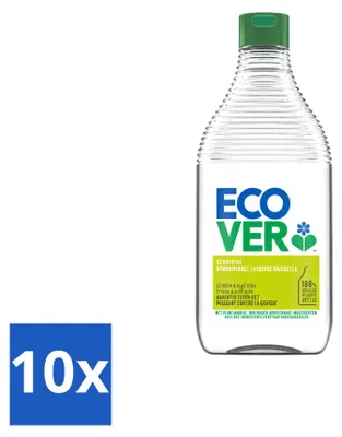 Produktbild von 10 x Ecover Spülmittel - Zitrone & Aloe Vera - 450 ml - Vorteilspackung - 10 Stücke
