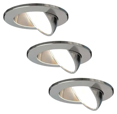 Produktbild von Ledvion 3er set LED Einbaustrahler 5W CCT Warmweiss Kaltweiss IP65