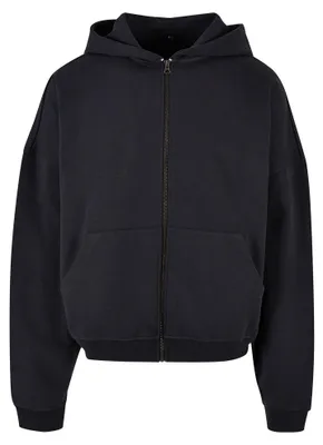 Produktbild von Build Your Brand - Hoodie mit durchgehendem Reißverschluss für Herren - Neunzigerjahre TN3515 (4XL) (Schwarz)