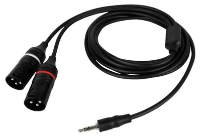 Productafbeelding van FL120 - Stereo-miniklinkaansluiting, geschikt voor aansluiting op 2 XLR/M 3-polige connectoren