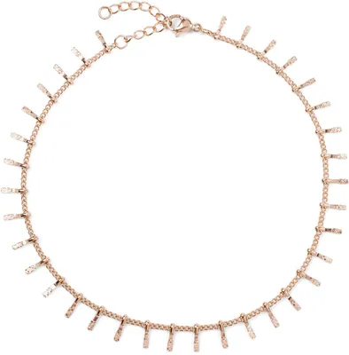 Produktbild von styleBREAKER Damen Fußkettchen mit fein verzierten Anhängern, Gliederkette, Karabiner Verschluss, Kette, Schmuck 05080011