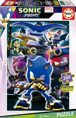 Zdjęcie produktu dla Puzzle 300 Sonic Neon 19630 Educa