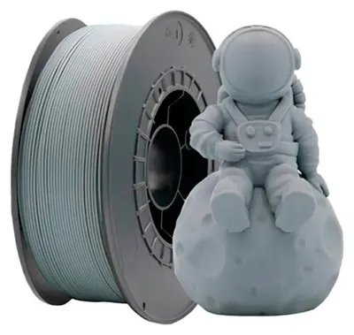 Imagen del producto de Alambre gris genérico, 1.75 mm de diámetro, 1 kg. Color: gris. Talla única