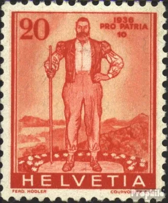 Produktbild von Briefmarken Schweiz 1936 Mi 295 postfrisch Wehranleihe