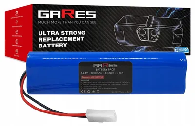 Zdjęcie produktu dla GARES Akumulator Bateria do Tefal Xplorer Serie 75 | 14,4V 3Ah | Seria Wzmocniona High-Performance | Wysoka Moc