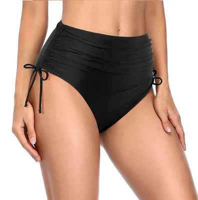 Produktbild von MLPKOI Bikinihose Damen mit Raffung Damen Bikinihose High Waist String Bikinis B